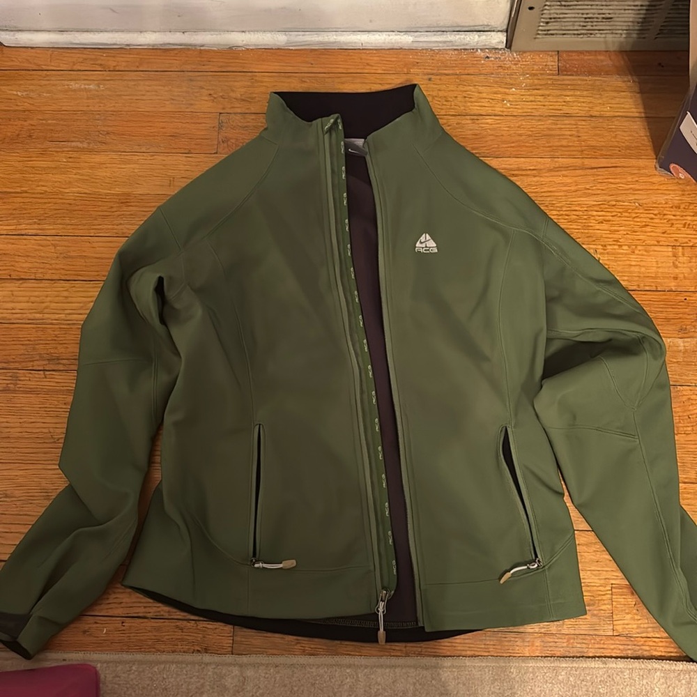Nike Olive Green Softshell Jacket